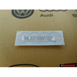 Audi Original Anneaux Arrière Embleme Logo Chrome - 443853742 2ZZ