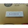Audi Original Anneaux Arrière Embleme Logo Chrome - 443853742 2ZZ