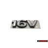 VW Original 16V Arrière Embleme Monogramme Logo Chrome - 7M0853675C Z10
