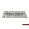 VW Original 16V Arrière Embleme Monogramme Logo Chrome - 7M0853675C Z10