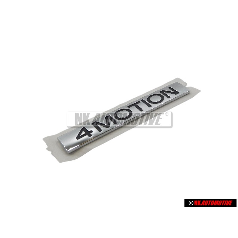VW Original 4MOTION Arrière Embleme Monogramme Logo Chrome - 3C0853675D FXC