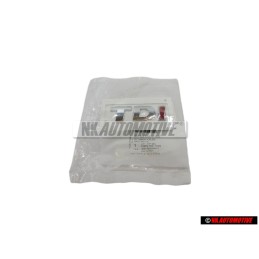 VW Original TDI Arrière Embleme Monogramme Logo Chrome Rouge - 5K0853675APGQF