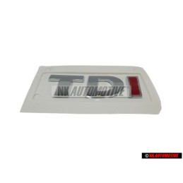 VW Original TDI Arrière Embleme Monogramme Logo Chrome Rouge - 5K0853675APGQF