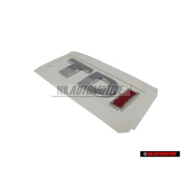 VW Original TDI Arrière Embleme Monogramme Logo Chrome Rouge - 5K0853675APGQF
