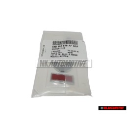 VW Original TDI Arrière Embleme Monogramme Logo Chrome Rouge - 5K0853675APGQF