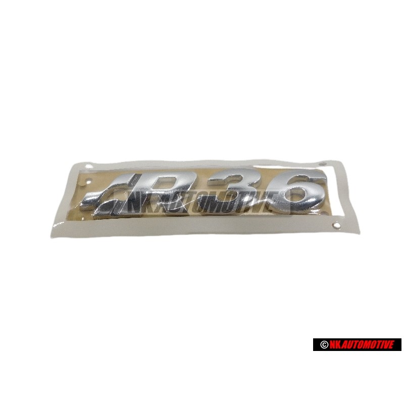 VW Original R36 Arrière Embleme Monogramme Logo Chrome - 3C0853675AE739