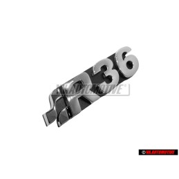 VW Original R36 Avant Embleme Monogramme Logo Chrome - 3C0853679 PWV