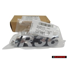 VW Original R36 Avant Embleme Monogramme Logo Chrome - 3C0853679 PWV