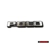 VW Original POLO Arrière Embleme Monogramme Logo Argent Brossé - 867853687 GX2