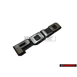 VW Original POLO Arrière Embleme Monogramme Logo Argent Brossé - 867853687 GX2