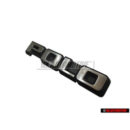 VW Original POLO Arrière Embleme Monogramme Logo Argent Brossé - 867853687 GX2