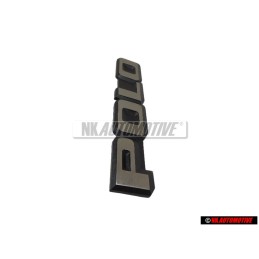 VW Original POLO Arrière Embleme Monogramme Logo Argent Brossé - 867853687 GX2