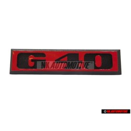 VW Original G40 Avant Embleme Monogramme Logo Rouge - 871853679C
