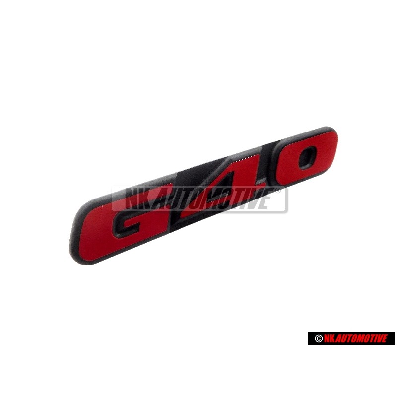 VW Original G40 Avant Embleme Monogramme Logo Rouge - 871853679D QN5