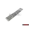 VW Original Pl.Identif. 'Bleifrei Super' - 034010006C
