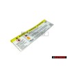 VW Original Pl.Ident. 'Attention' Tension Elevee - 8K0010520A