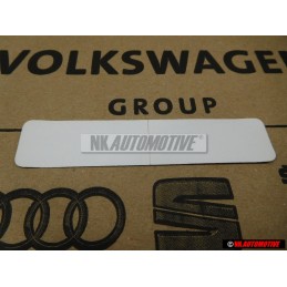 VW Original Plaque D'Identification Bleifrei Unleaded - 037010057R