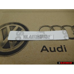 VW Original Etiquette 'Unleaded' Fuel Only - 000010018C