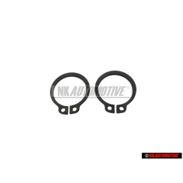2x VW Original Anneau De Surete - N 0124151