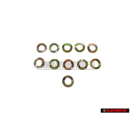 11x VW Original Rondelle Elastique - N 0122265