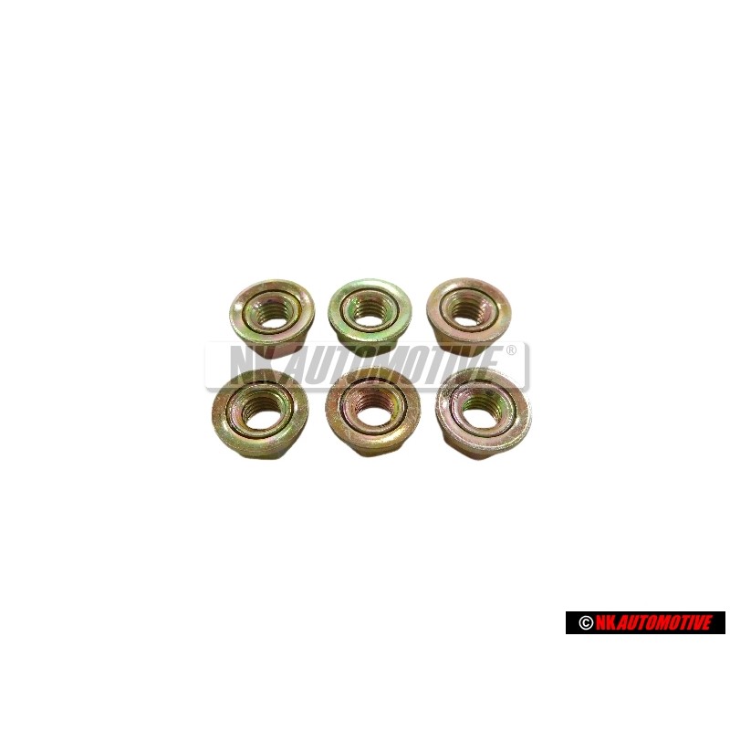 6x VW Original Ecrou Hexagonal Embase - 171857026A