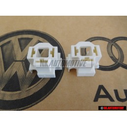 2x VW Original Boitier A Fiche Plate - 161941165A