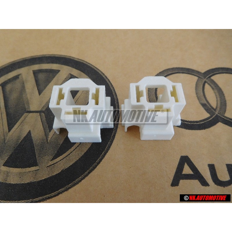 2x VW Original Boitier A Fiche Plate - 161941165A