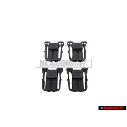 4x VW Original Boitier Contact Plat Avec Verrouillage - 1J0972702