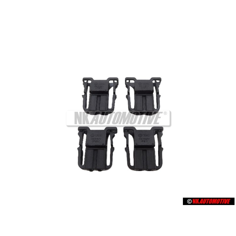 4x VW Original Boitier Contact Plat Avec Verrouillage - 1J0972702