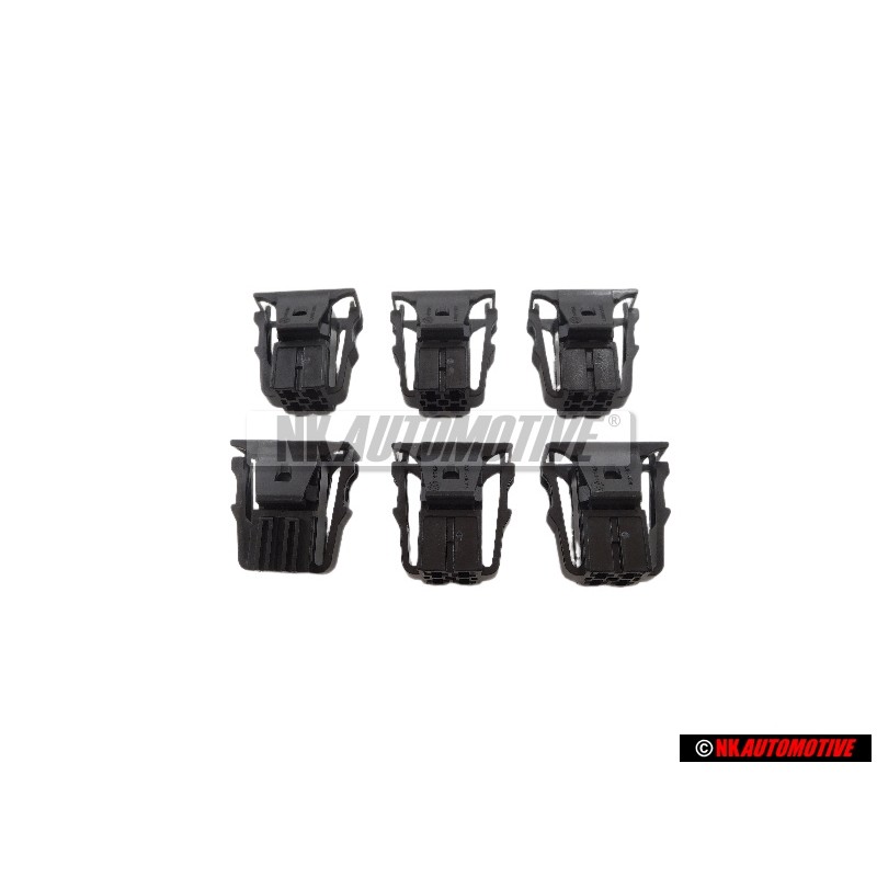 6x VW Original Boitier A Fiche Plate - 1J0972722