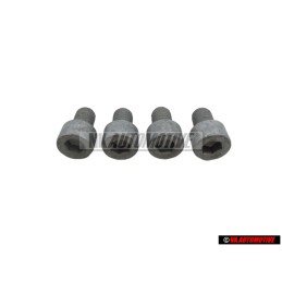 4x VW Original Vis A Tete Cylindrique Avec Six Pans Internes - N 0147068