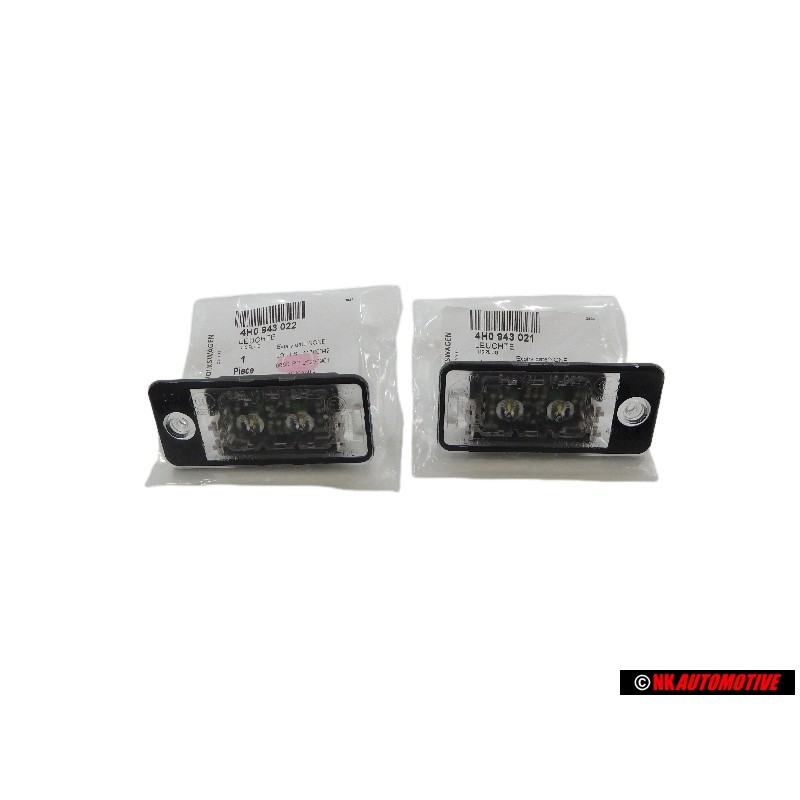 SET Pour VW Audi Feux De Plaque LED Gauche & Droit