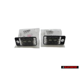 SET Pour VW Audi Feux De Plaque LED Gauche & Droit