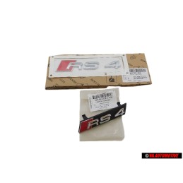 Audi Original SET Embleme Logo Monogramme Avant & Arrière - RS4 B8 (8K)