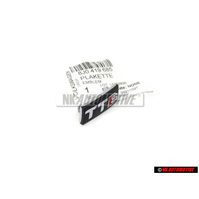 Audi Original TTS Volant Plaquette Embleme Log - 8J0419685