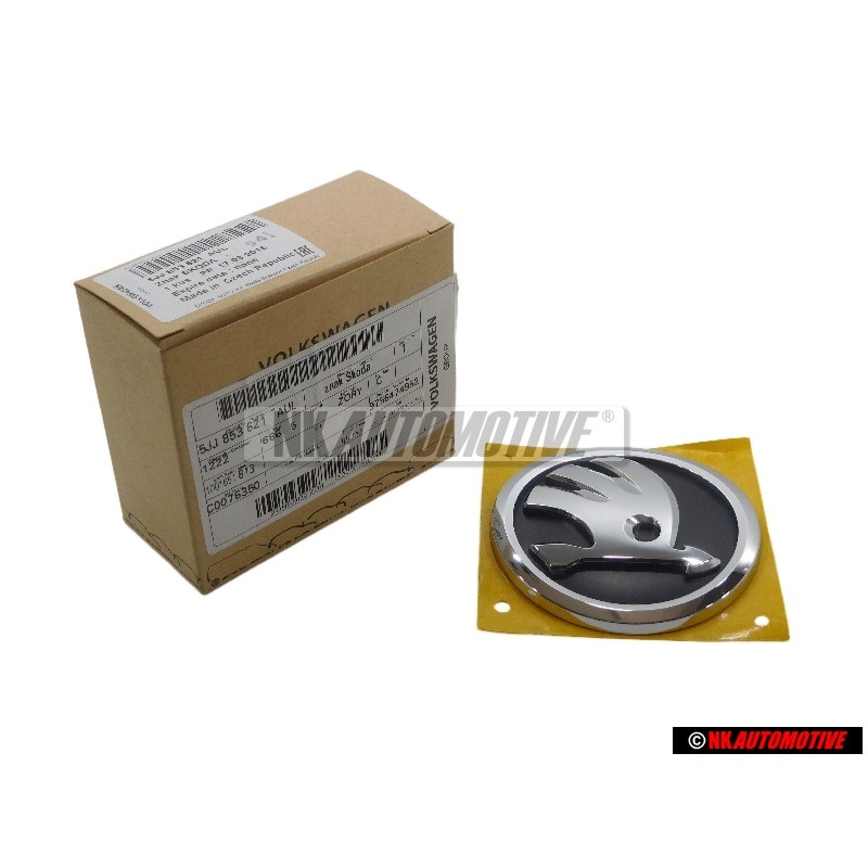 Skoda Original Arrière Embleme Logo - 5JJ853621 AUL