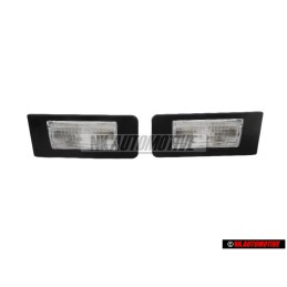Audi Original SET Éclairage Feu de Plaque Immatriculation G D - TT MK1 8N