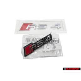 Audi Original SET Embleme Logo Monogramme Avant & Arrière - RS4 B9 (8W)