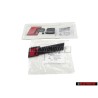 Audi Original SET Embleme Logo Monogramme Avant & Arrière Noir - RS4 B9 (8W)