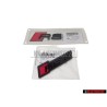 Audi Original SET Embleme Logo Monogramme Avant & Arrière Noir - RS4 B9.5 (8W)