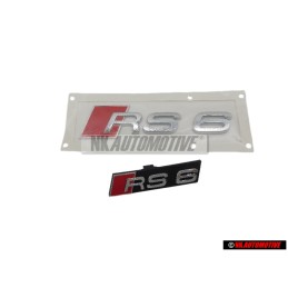 Audi Original SET Embleme Logo Monogramme Avant & Arrière - RS6 C5 (4B)