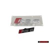 Audi Original SET Embleme Logo Monogramme Avant & Arrière - RS6 C5 (4B)