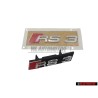 Audi Original SET Embleme Logo Monogramme Avant & Arrière - RS3 (8V)
