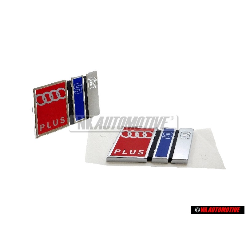 Audi Original SET Embleme Logo Monogramme Avant & Arrière - S6 PLUS C4 (4A)