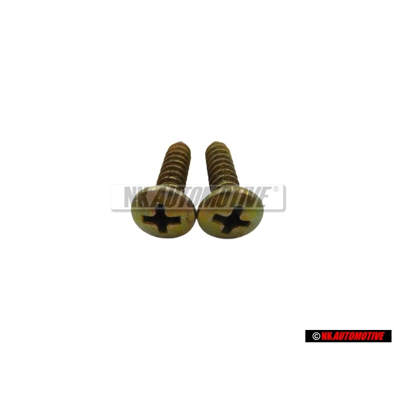 2x VW Original Vis Tole Tete Bombee Fraisee - N 0141063