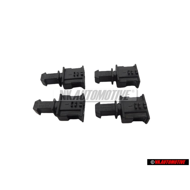 4x VW Original Boitier A Fiche Plate Male - 191972711