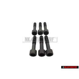 6x VW Original Vis A Tete Cylindrique Avec Empr. 