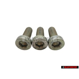 3x VW Original Vis A Tete Cylindrique Avec Six Pans Internes - N 0147791