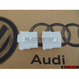 2x VW Original Boitier A Fiche Plate - 161941165