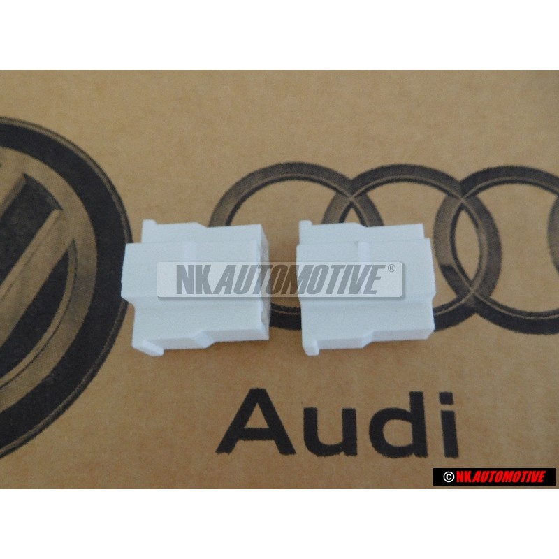 2x VW Original Boitier A Fiche Plate - 161941165